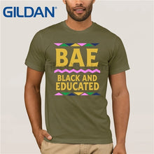 Educated and Black T Shirt - Mens